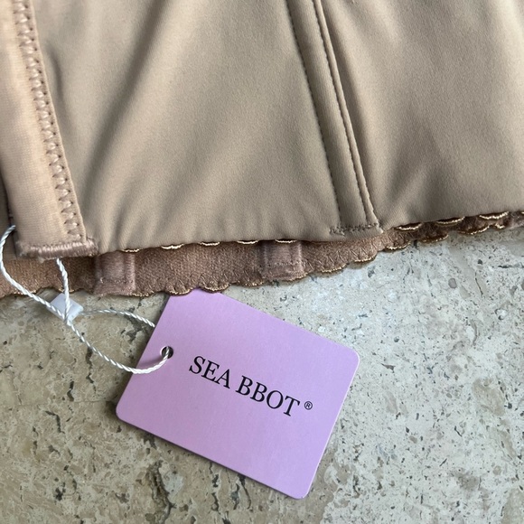 SEA BBOT Women Longline Strapless Bra Full Coverage Corset Bra Hide Back Fat 38C - Picture 6 of 9